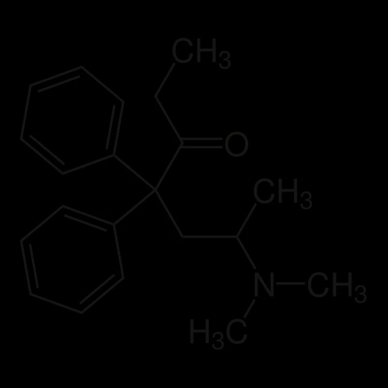Methadon Strukturformel