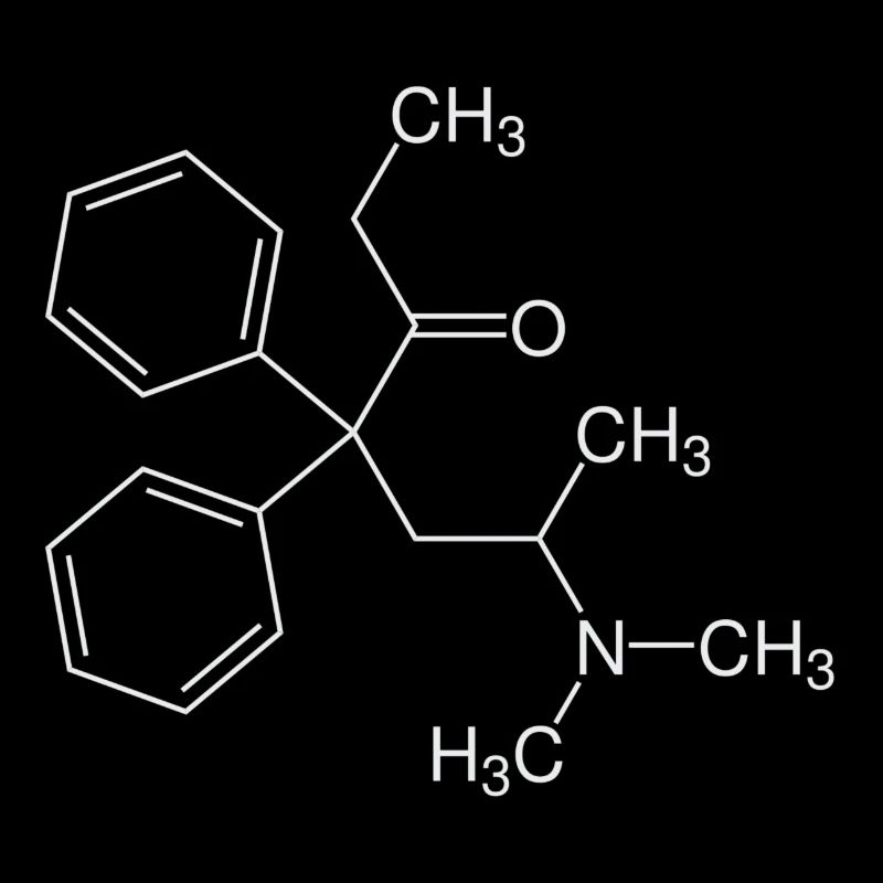 Methadon Strukturformel