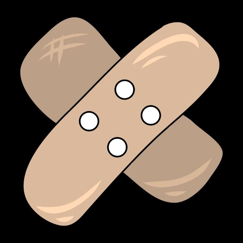 Patch, blessure, blessure, guérison, idée cadeau