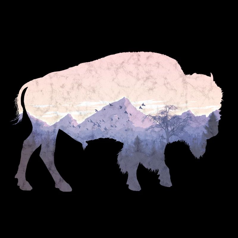 Bison utilisé look