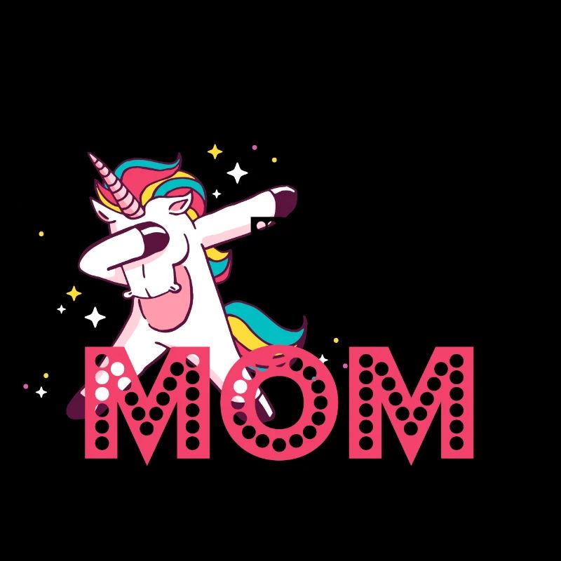 Weltbeste Mama Geschenk Mutter Einhorn dabbing