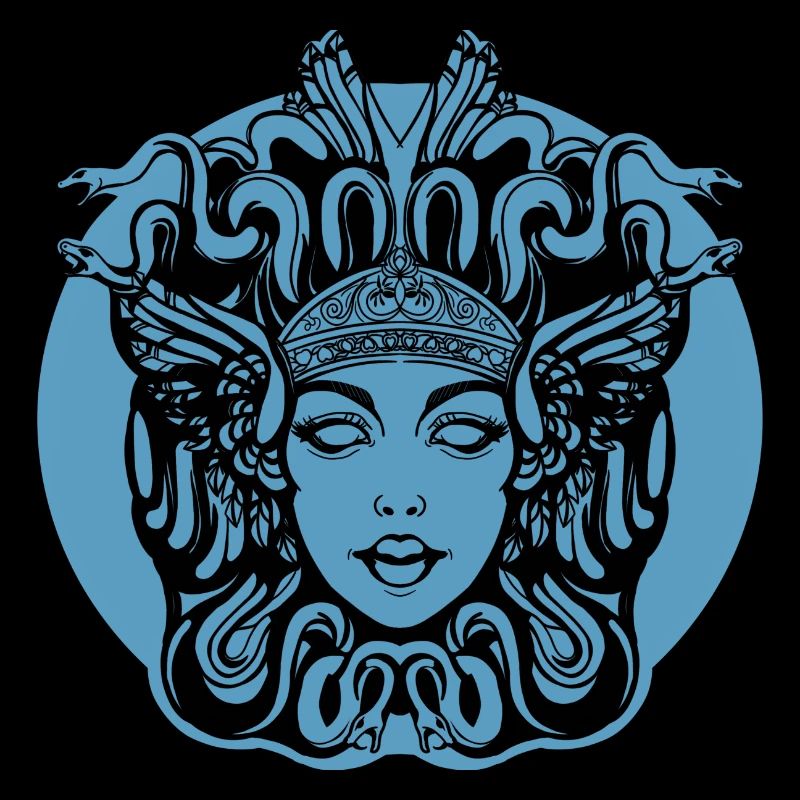 fond de méduse bleue