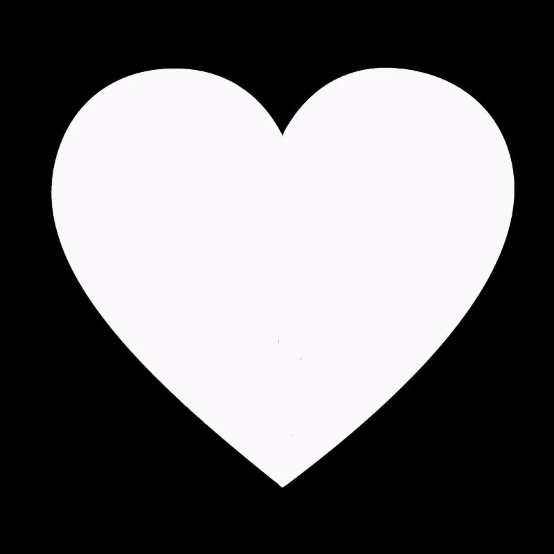 Weißes Herz White Heart Geschenkidee