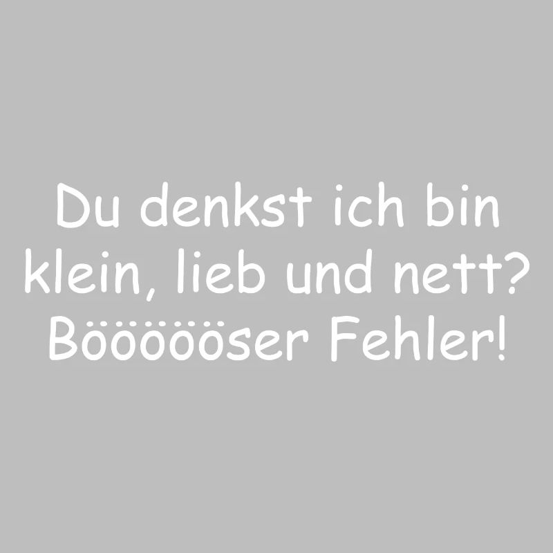 You think I'm small, nice and nice