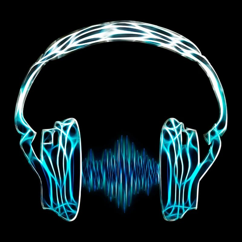 Music Wave Headphone / Musik Frequenz Kopfhörer