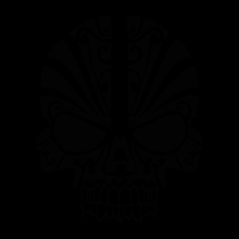 Skull pattern Maori