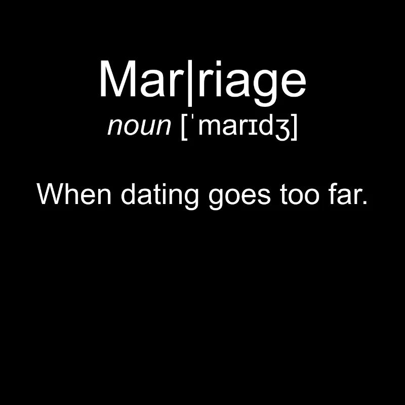 Definition: Marriage Hochzeit