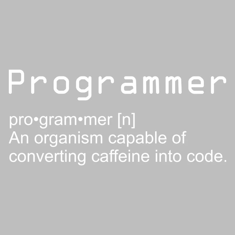 Programmers program nerd geek gift