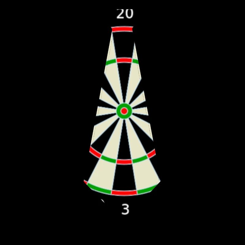 Darts Necktie - Dartboard, Dartboard, Gift