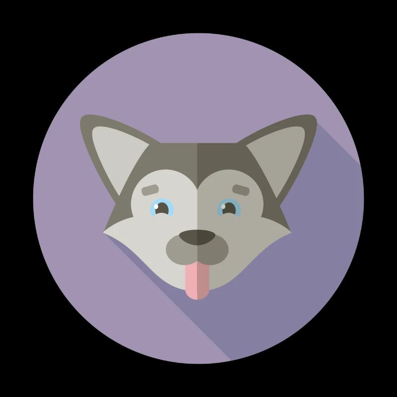 Vector husky