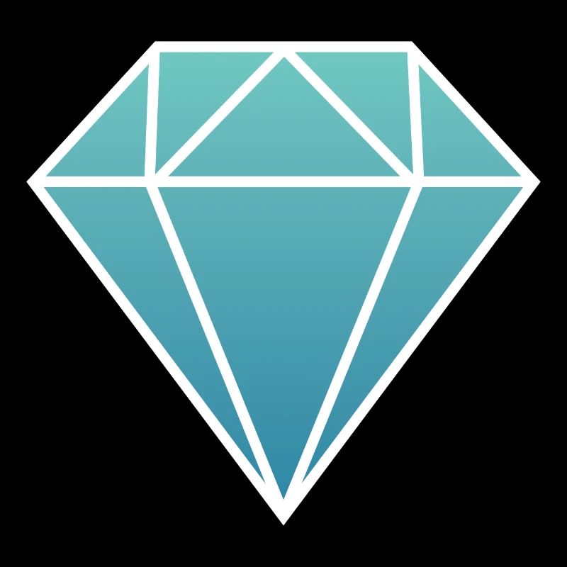 diamond diamond simple logo blue turquoise gemstone