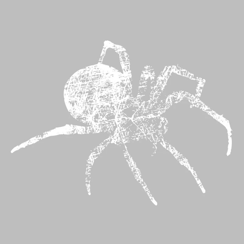 Grunge spider - spider distressed