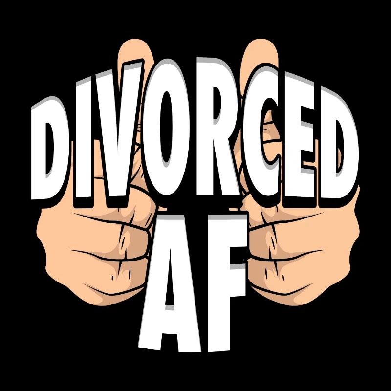 Divorced as a crazy divorce party Divorced AF