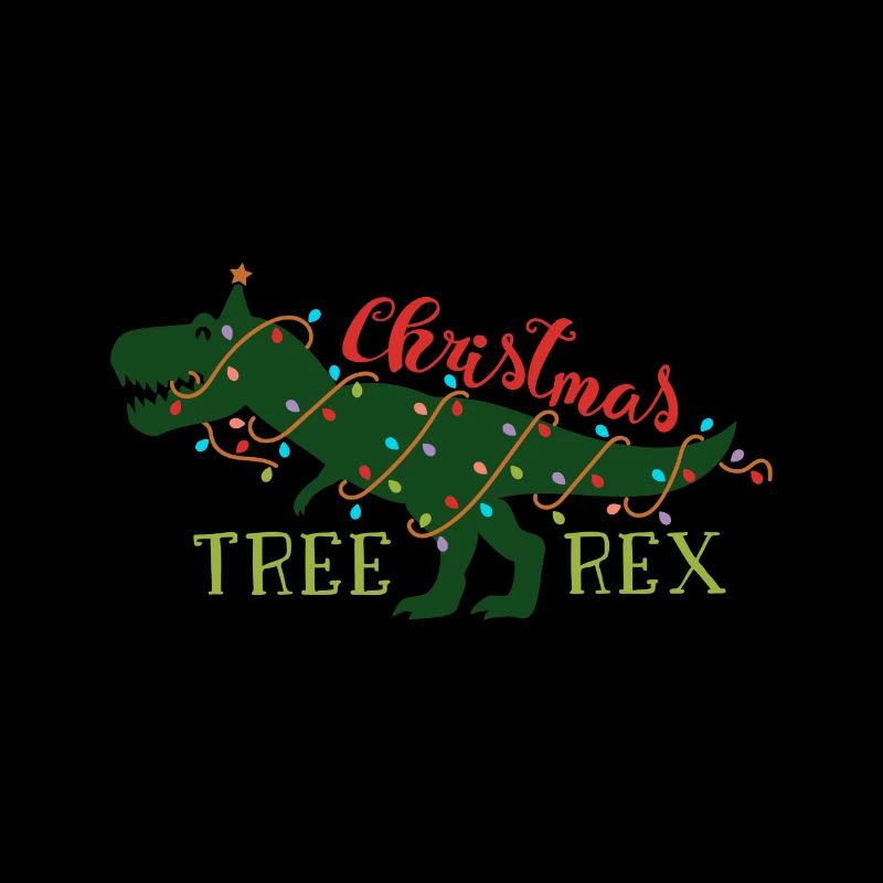 Tree Rex Dinosaur Gift Tree Christmas