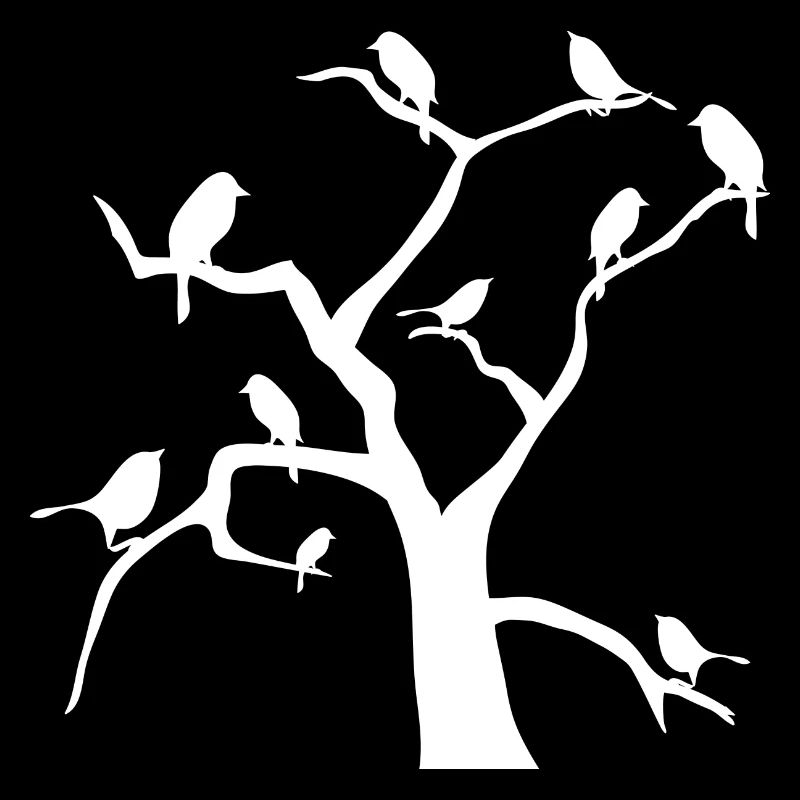 Voegel am Baum