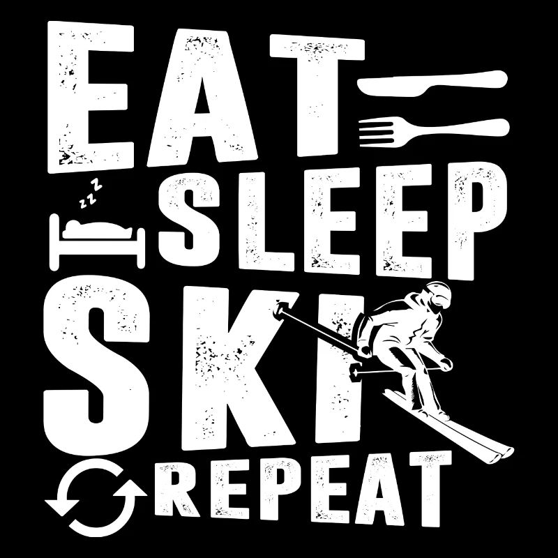 Eat Sleep Ski Repeat