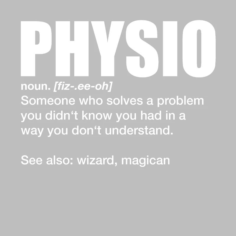 physio definition abschluss ausbildung geschenk