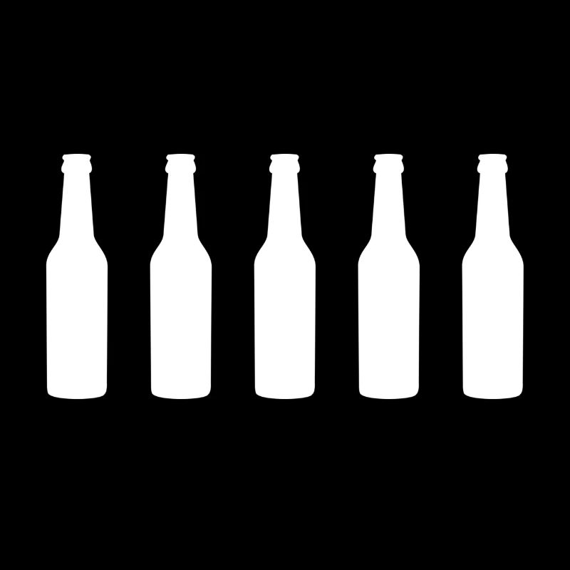 beer bottles white