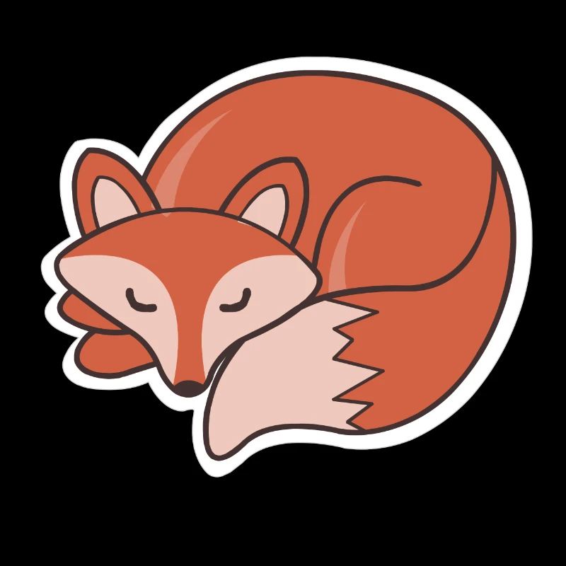 Sleeping fox