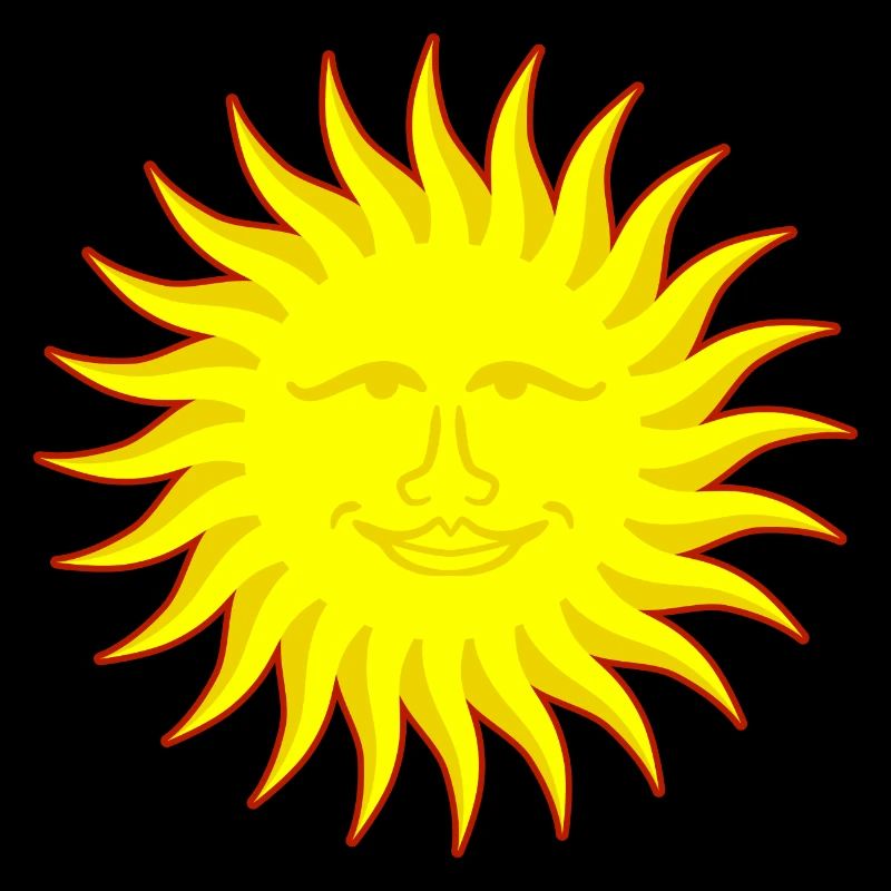 Soleil avec visage