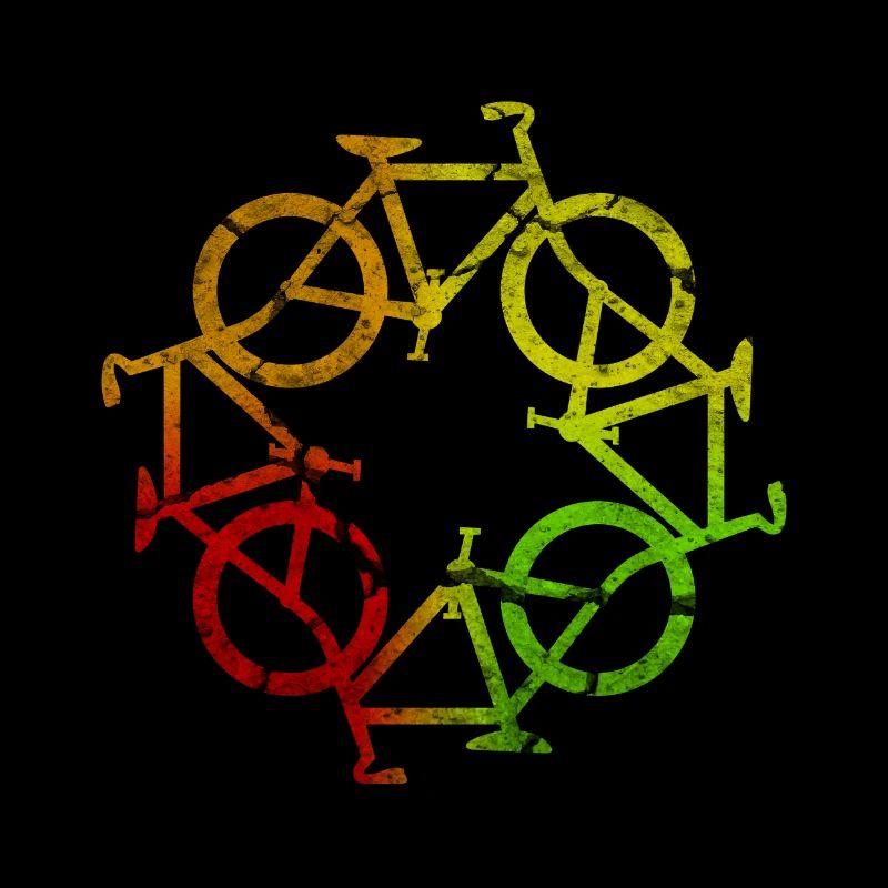 Fahrrad Neon rot