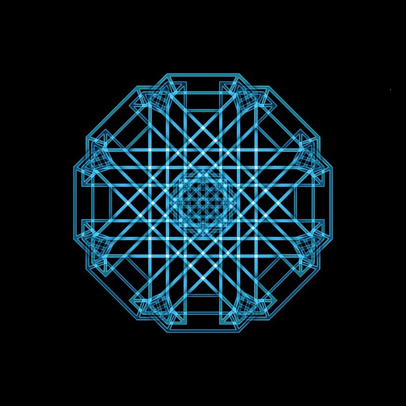 Keltisches Blaues Mandala