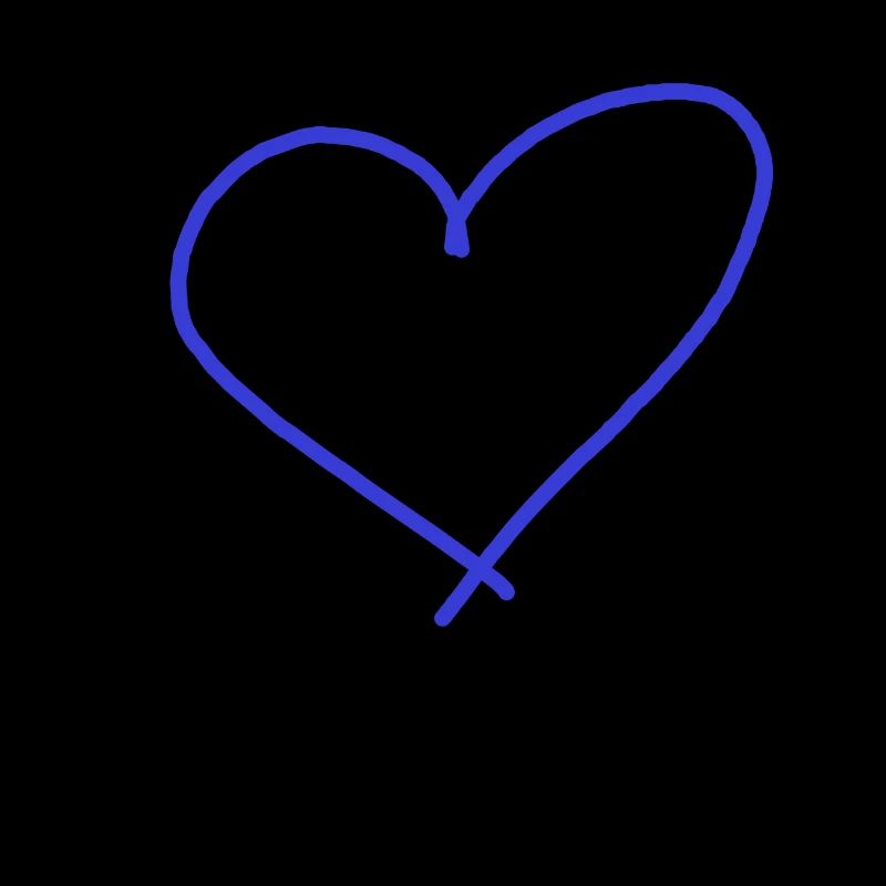 Blaues Herz Geschenkidee Geschenk Idee