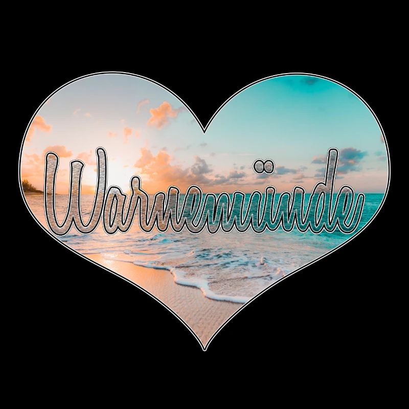 Warnemünde Herz | Yolo-Artwork