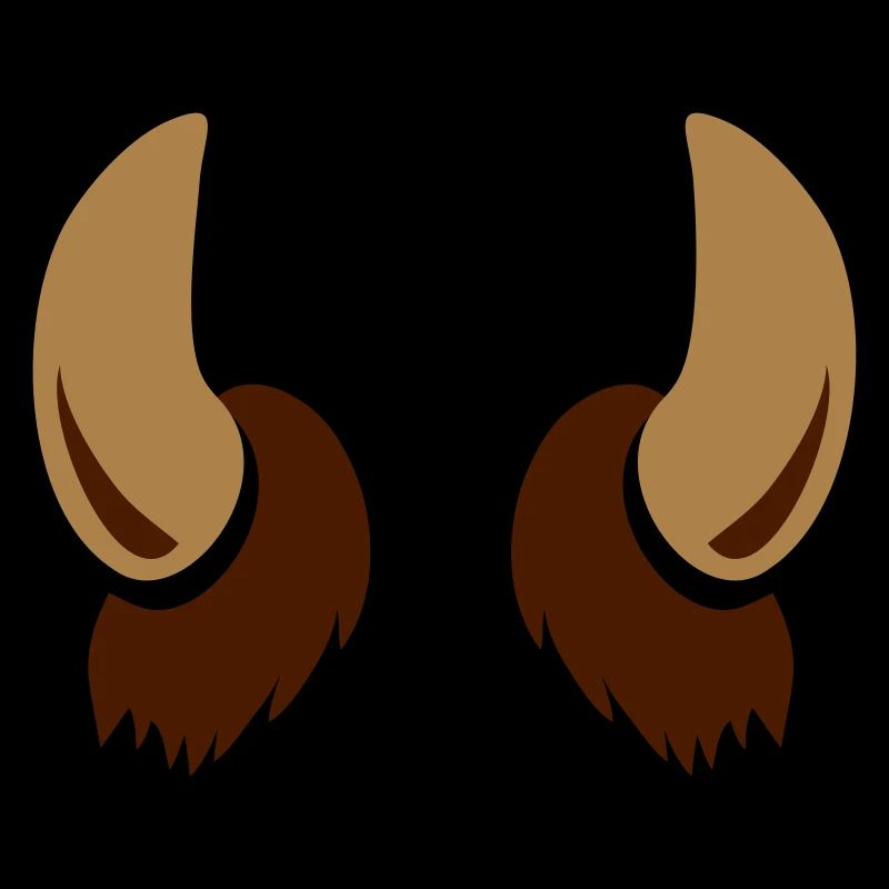 Yeti Big foot creature horns