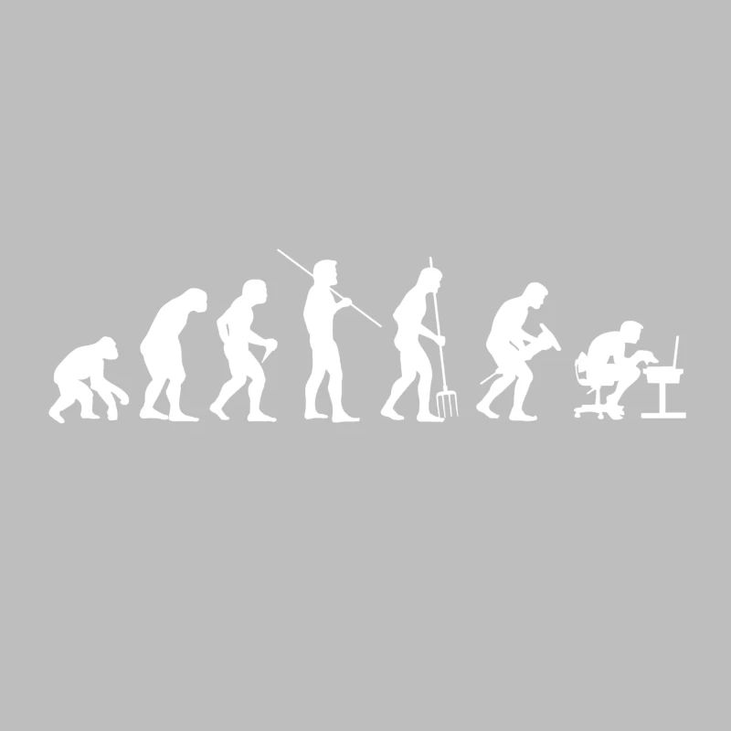 Evolution der Menschlichen Arbeit Computerarbeit