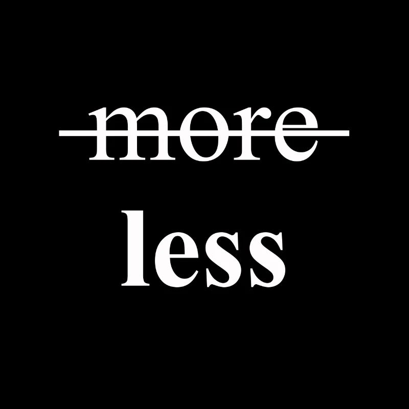 more less white