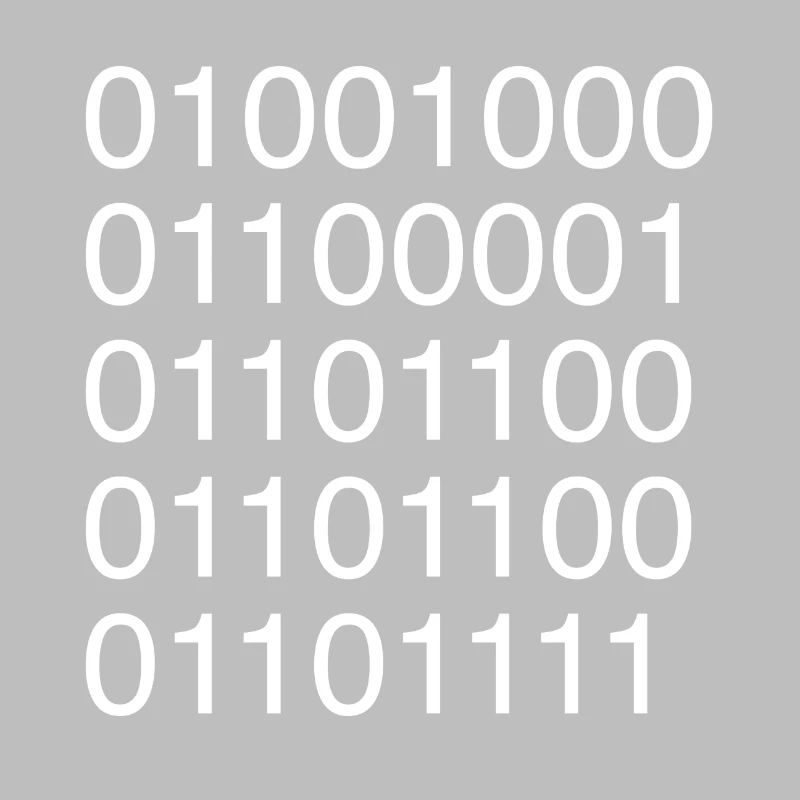 Informatiker ASCII Code Binär