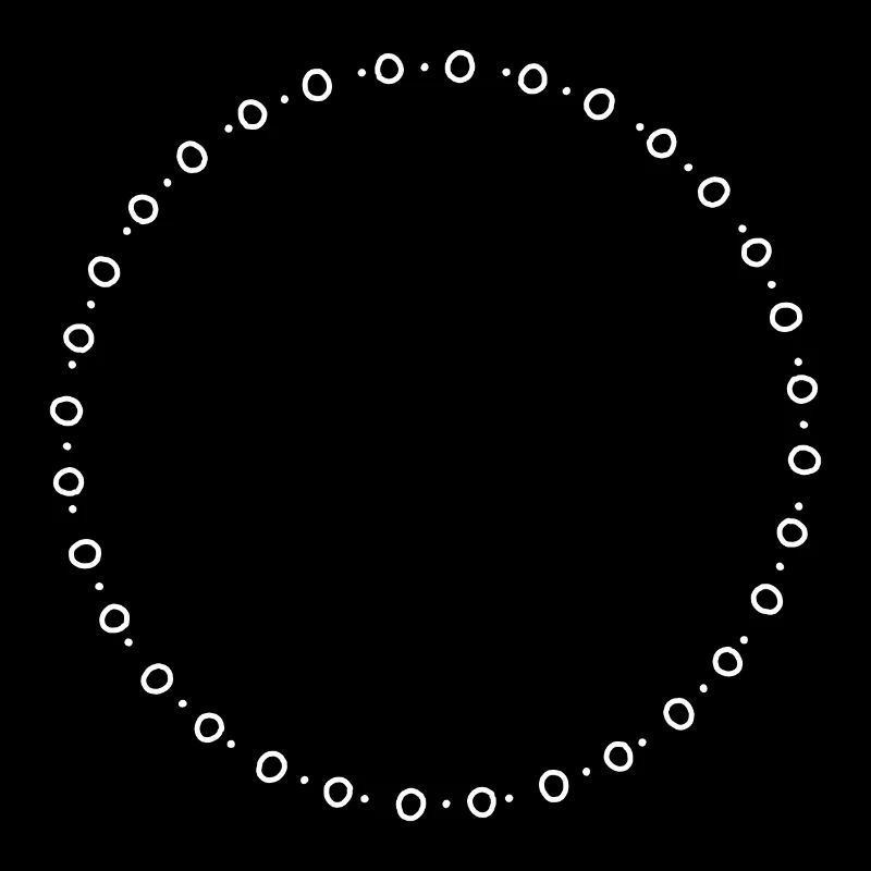 Kreis - Ring - Form - Rund - Weiße Kreise