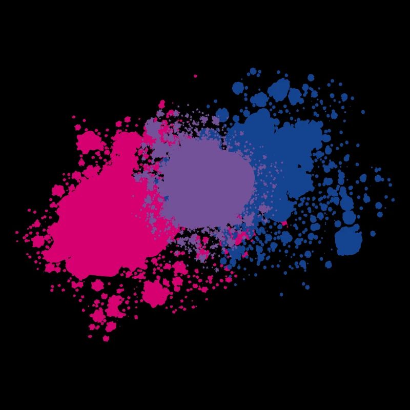 Blobs Bi Pride