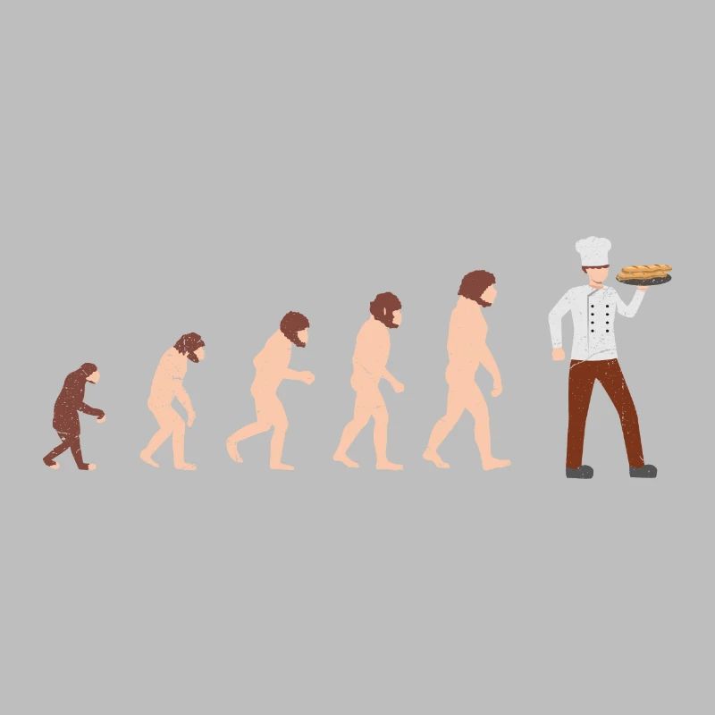 Evolution Chef Koch Lustige Geschenkidee