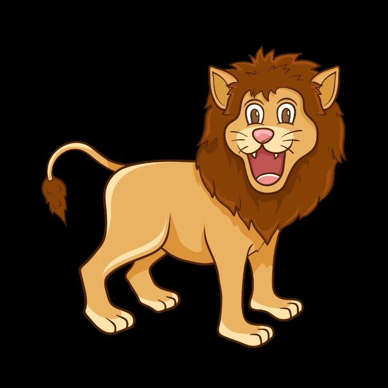 Lion de dessin animé