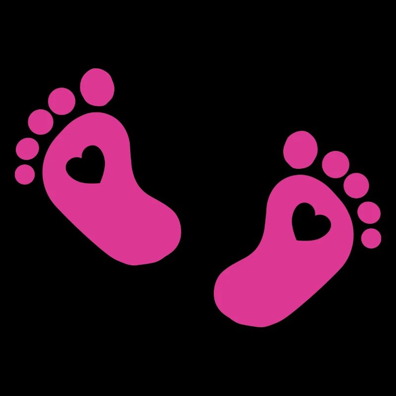 Pieds de bébé Pied de bébé rose