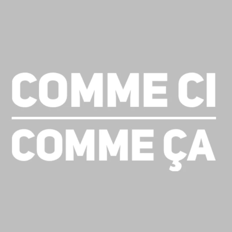 Comme ci comme approx