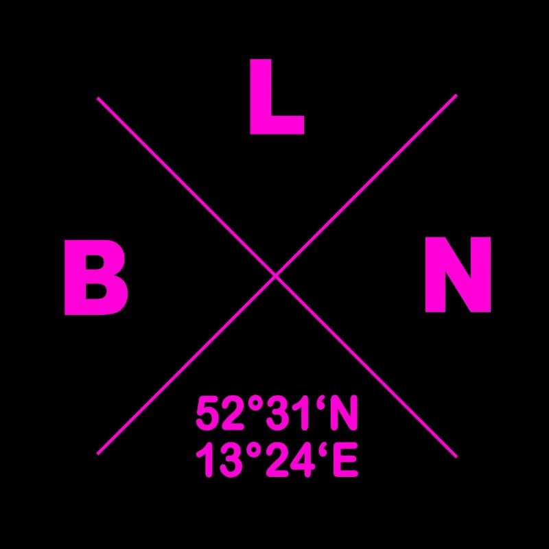 Berlin Coordinates Design BLN Gift Heimat Kiez