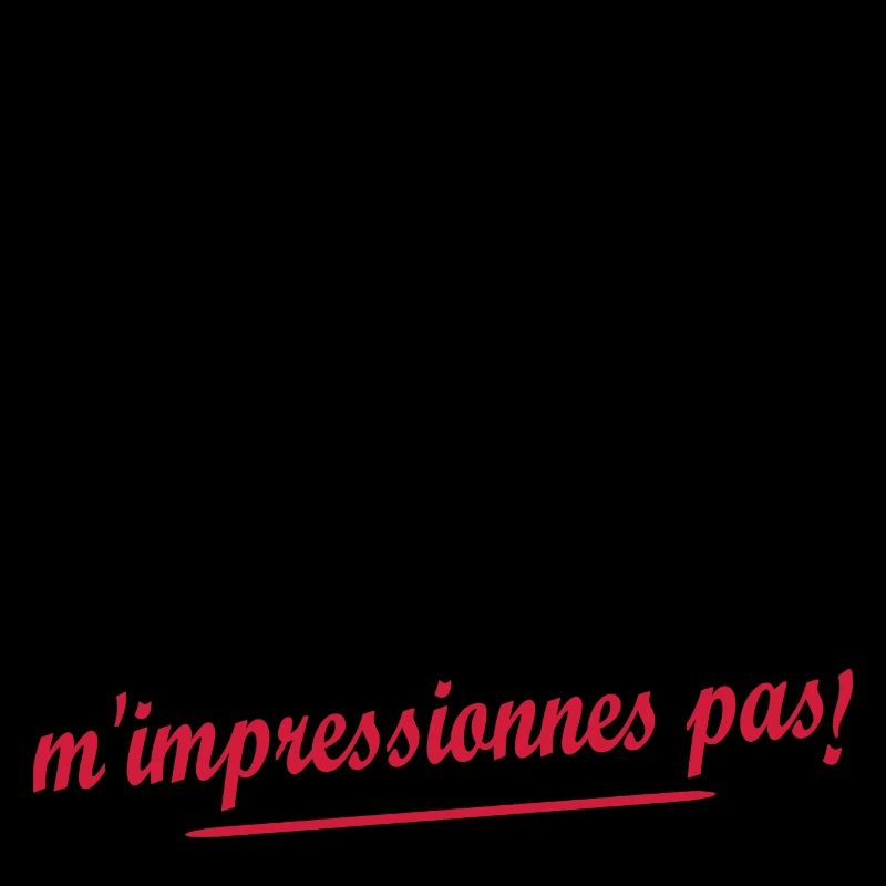 tu ne m'impressionnes pas - cadeau humour cheval