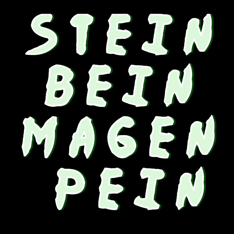 pierre jambe estomac pein
