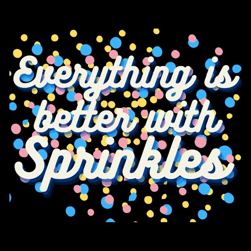 everything is better with sprinkles - blue