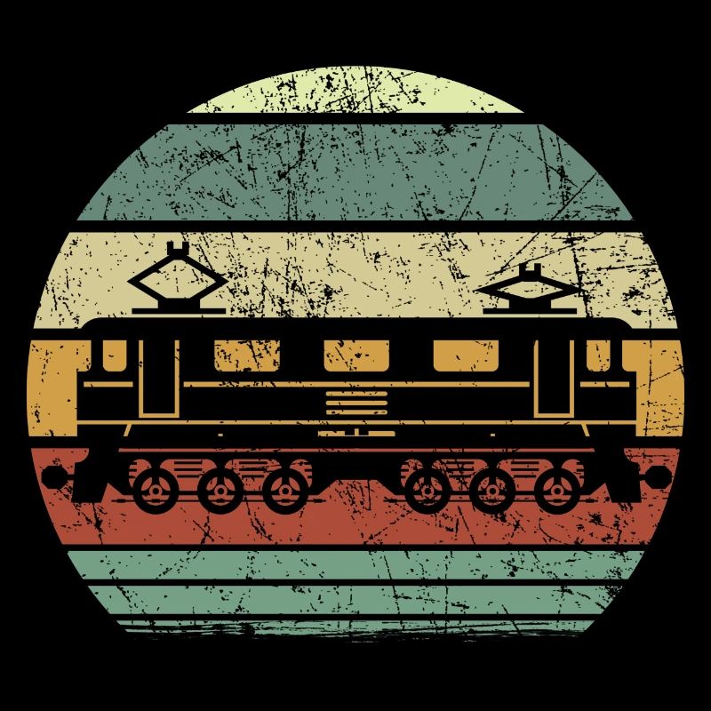 Retro railroad / tram