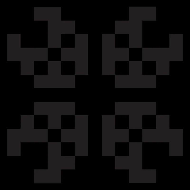 Pixel figure programmer web designer gift