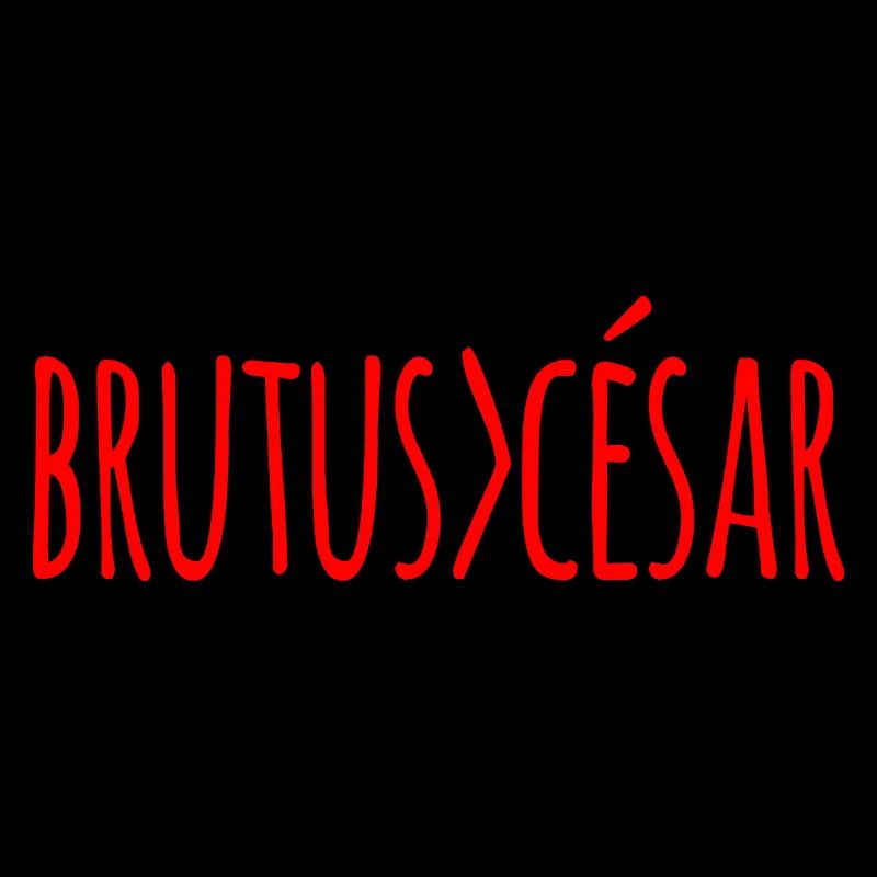 Brutus> Caesar Brutus superior to Caesar (red)