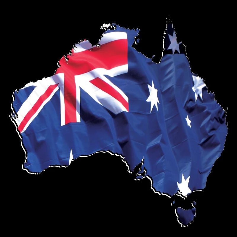Echte Australien Flagge – Flag Map