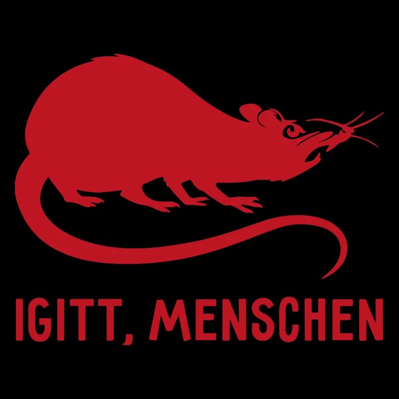 Igitt menschen Ratte Tier Spruch Geschenk