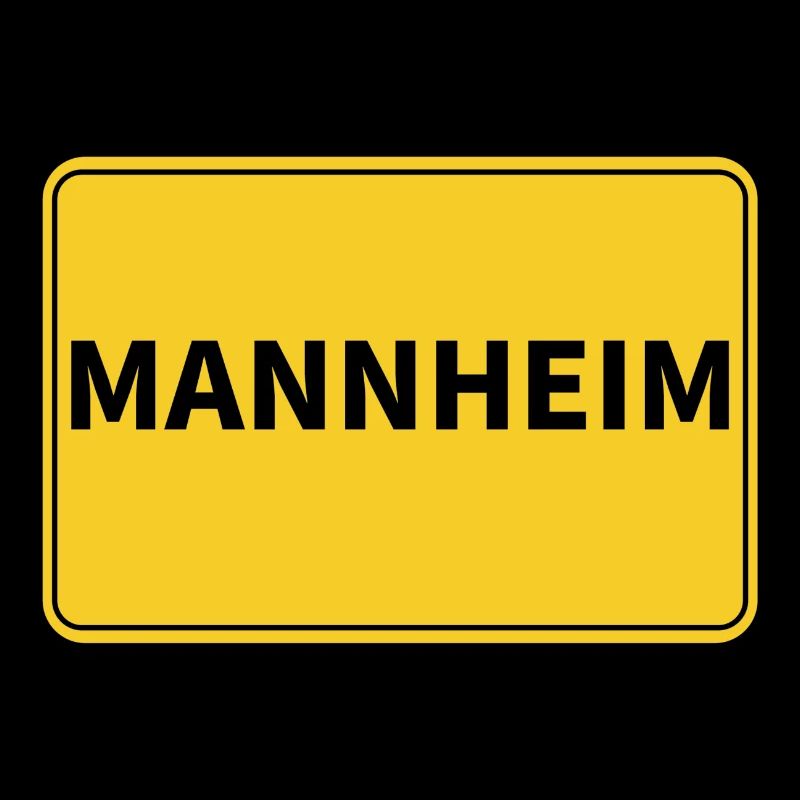 Mannheim Town Sign