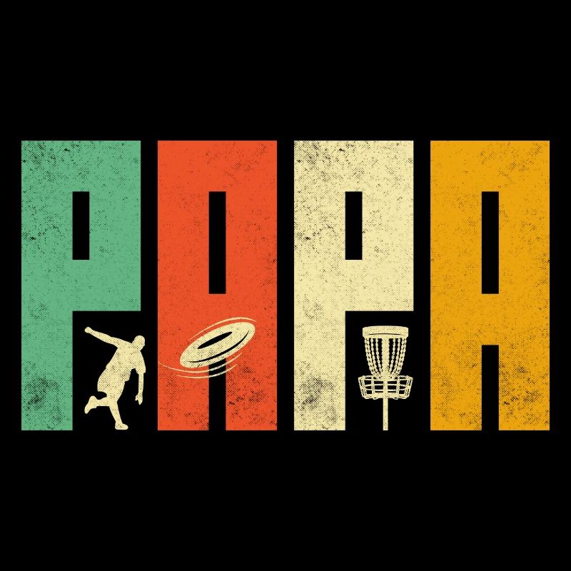 Retro Disc Golfing Dad for a Disc Golfer