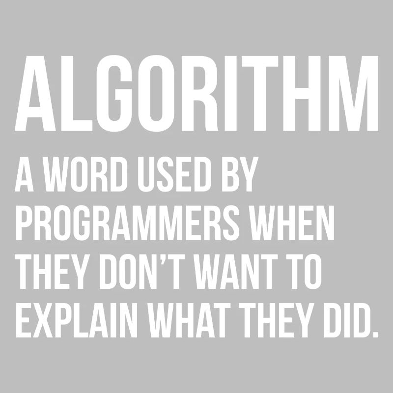 Algorithm Programming Informatic Geschenk